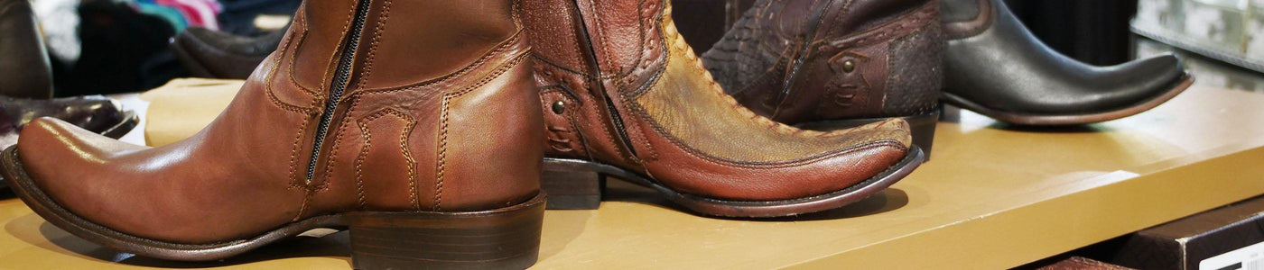 zipper cowboy boots
