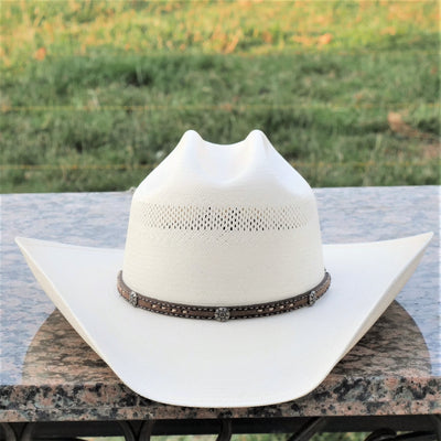 straw cowboy hat for summer vented