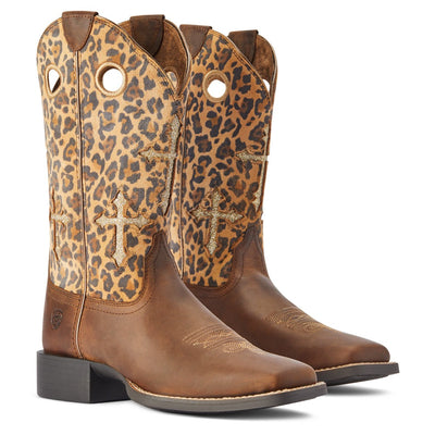 cheeta print boots