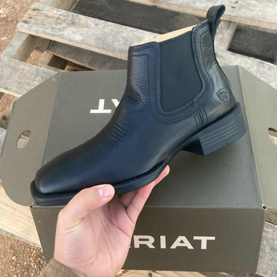 botina ariat negro booker ankle boots ariat